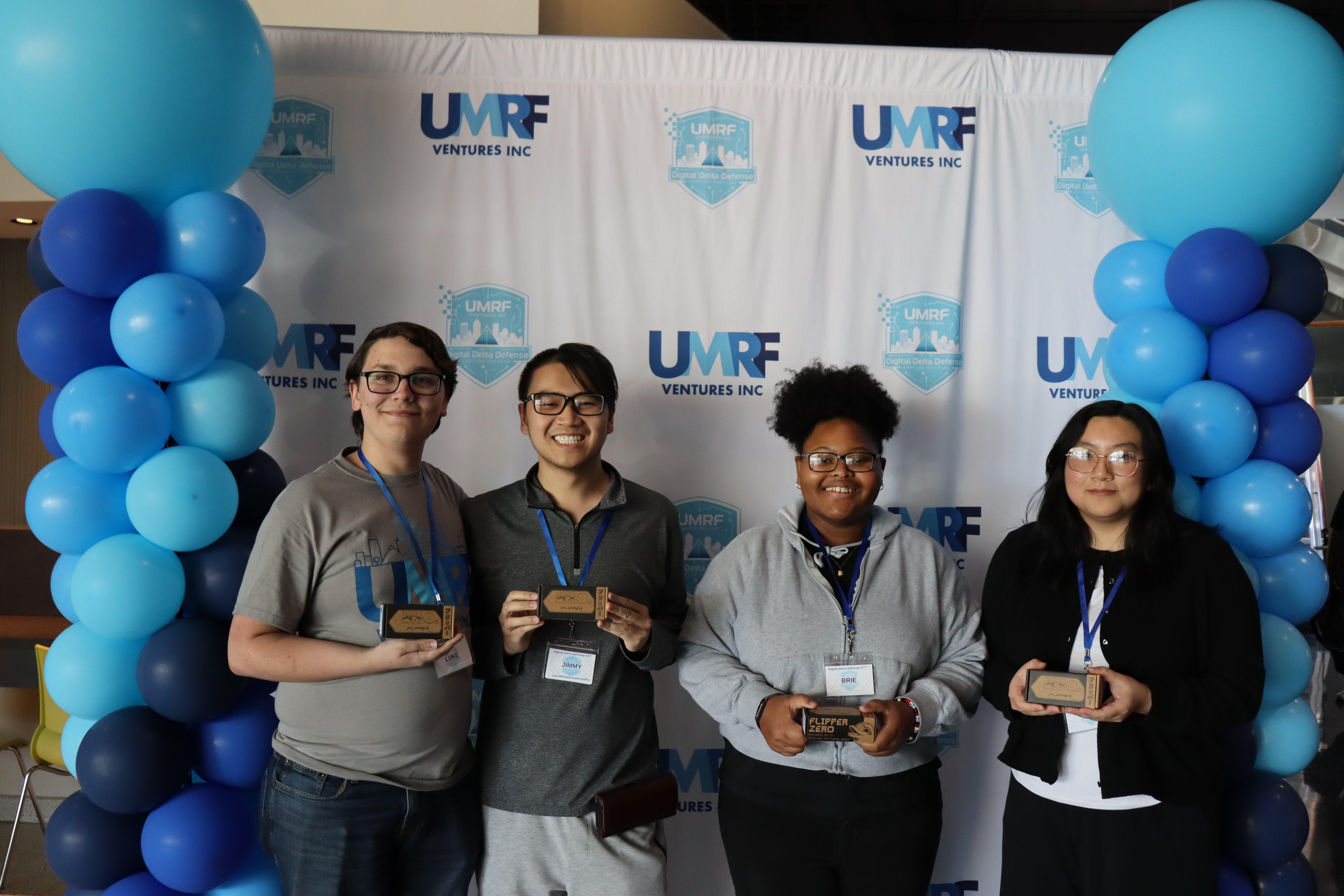 picture of 1st place CTF winners